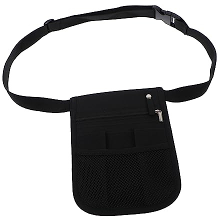 KITANDOVE Djustable Waist Bag Heavy Duty Oxford Tool Apron for Men Garden Tool Belt Smooth Zipper and Pockets