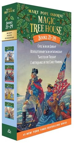 Magic Tree House Books 21-24 Boxed Set: American History Quartet