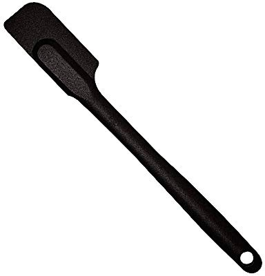 MASTRAD - Demi-Spatule - Maryse - Pâtisserie Desserts Nappage - Unibloc - En Silicone - Ne Raye Pas Les Casseroles - Noire