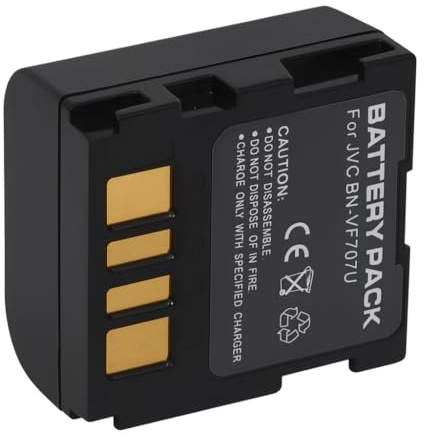 Battery for JVC GR-D370, GR-D370U Video Camcorder - Compatible with BN-VF707, BN-VF714, BN-VF733, LY34647-002B Battery