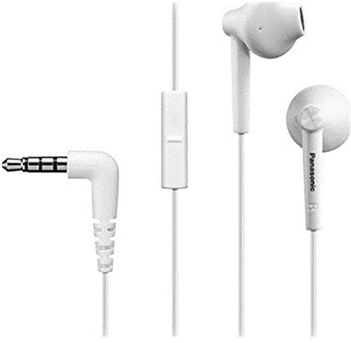 Panasonic RPTCM50EW Stereo Earphone with Microphone - White