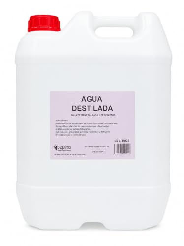 PEQUINSA - Agua destilada, Envase de 25 litros