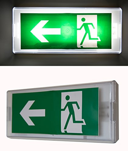 Panneau d'indication de sortie de secours lumineux, 220.00V