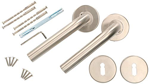 KOTARBAU® Rosettengarnitur 130 mm INOX B BB–Buntbart Universal