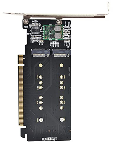 NFHK Combo M.2 NGFF B-Key & mSATA SSD to SATA 3.0 Adapter Converter Case Enclosure with Switch