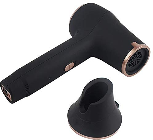 DEHOAD Asciugacapelli Portatile Senza Fil Hair Dryer Aria Condizionata Calda e Fredda Controllo della Temperatura Costante Batteria al Litio Ricaricabile