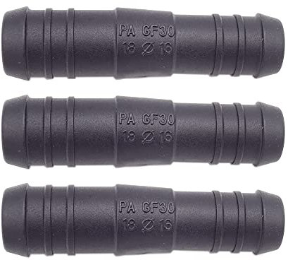 3 x YOU.S Original Schlauchverbinder Zwischenstück RGV Ø 18mm 16mm - Gerade Form - Reduzierer
