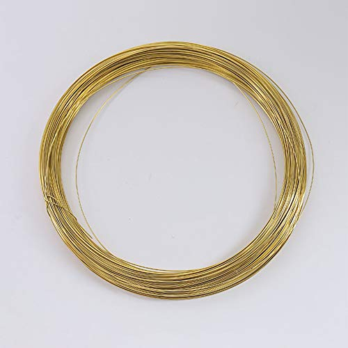 Metall Kupferdraht, Messing blanker Kupferdraht for Omnibusstange, rund, solide, glänzend, glatte Oberfläche, Länge: 1 Meter, Durchmesser, 0.16 Zoll/4mm (Size : 0.2 Inch/5mm)