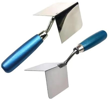 LXZSMH Kelle, Putzwerkzeuge, Eckenradiergummi, Kelle, Spachtel, Trockenbau-Eckwerkzeug, flexibel for perfekten 90-Grad-Ecken-Ergonomengriff (Farbe: außen) (Farbe: außen) (Color : External)