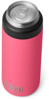 YETI Rambler Colster Slim Isolant de canette en acier inoxydable, rose tropical, 250 ml