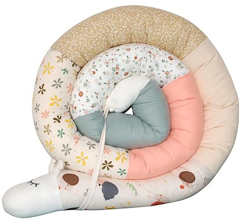 Bettschlange/Bettschnecke XXL *** Länge 250cm** Stillkissen, Seitenschläferkissen** (Schneckchen)
