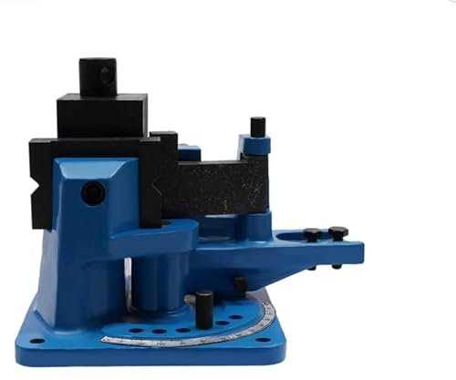 KinHall Universal Winkelbieger Winkelbieger Biegemaschine, 0-120 Grad Biegemaschine Biegegerät, für Flachstahl Rundstahl Quadratischer