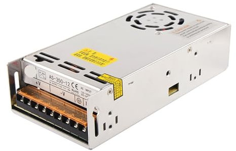 REIUAFWYGV AS-350-12 350W 12VDC 30A Small Size Type Switching Power Supply with Cooling Fan