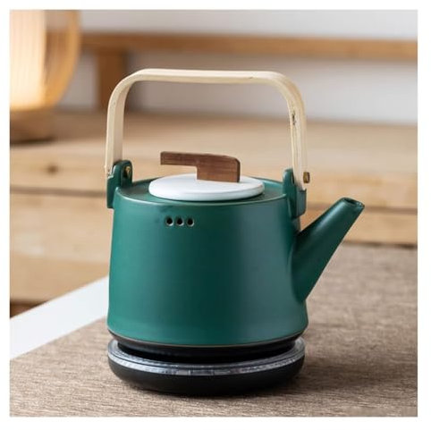 Bouilloire électrique Bouilloire électrique En Céramique 800 Ml Bouilloire à ébullition Rapide Bouilloire à ébullition Silencieuse Créative Bouilloire électrique Traditionnelle Pour La Cuisin(Color:D)