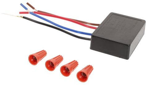 Vaguelly Modul Steuerschalter Touch Dimmer 4-stufen Tischlampenschalter Mit Kabelkappen Universaldimmerschalter Nachttisch Lampendimmer Ersatzschalter Für Tischleuchten