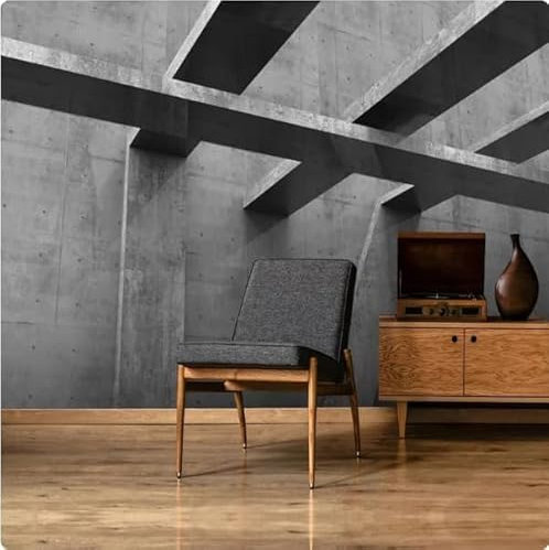XLMING Retro Cubic Architecture Raumerweiterung 3D Tapeten Tapete Home Esszimmer Möbel Sofa Schlafzimmer Wohnzimmer TV Hintergrund-150cm×105cm