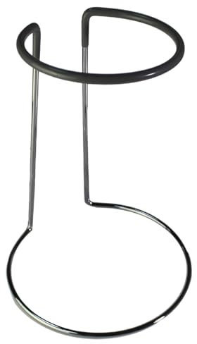 Soporte para decantador – Estante de secado para decantador de vino, soporte para decantador de vino de 24 cm, estante de drenaje galvanizado de acero al carbono para un secado y almacenamiento
