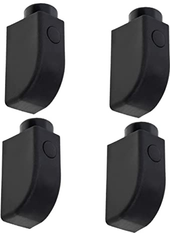 DIYEAH 4 PièCes butéE De FenêTre Coulissante Serrure De SéCurité Pour Enfants Installation Facile Verrouillage Anti-Chute Pour Maison Bureau ÉCole Noir