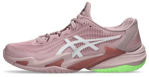 ASICS Women's Court FlyteFoam 3 Tennis Shoes, 8.5, MORGANITE/White