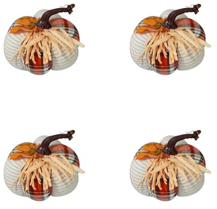 Qsvbeeqj Raccolta a tema zucche in tessuto decorazione festa del Ringraziamento Centrotavola Centrotavola Stagionale Casa Panno Morbido Autunno Festa
