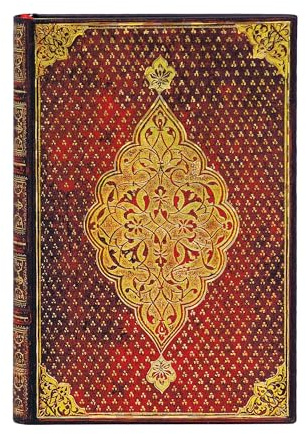 Golden Trefoil Mini Unlined Hardcover Journal: Hardcover mit Elastikbandverschluss