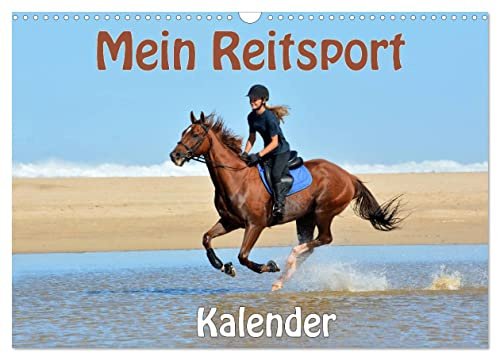 Mein Reitsport Kalender (Wandkalender 2026 DIN A3 quer), CALVENDO Monatskalender: Reitsportfotografie der Extraklasse mit Fläche zum Eintragen der eigenen Reitsporttermine. (CALVENDO Sport)
