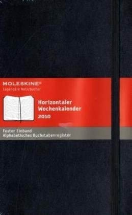 Moleskine Hard Cover Wochenkalender 2010 Horizontal