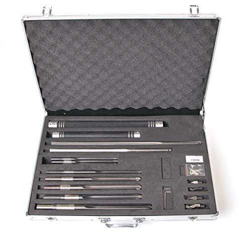 Wiedemann Werkzeug SET im Alukoffer Trolley für Drechsler drechseln, Woodturner Woodturning