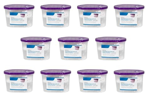 Deshumidificador de 500 ml, paquete de 10 unidades para eliminar la condensación, absorbe la humedad, el moho, la humedad en el hogar, cocina, armario, dormitorio