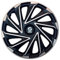 Set Sparco Copricerchi 4 Pezzi Varese 15 pollici Argento/Nero