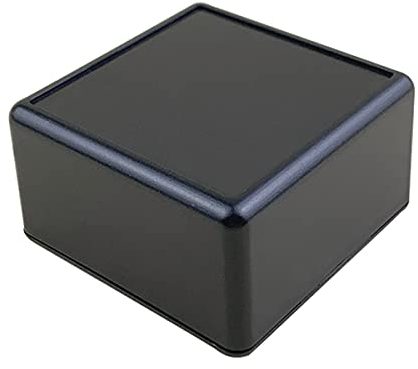 ABS Junction Box, 50x50x30mm Dustproof Outdoor Project Power Box Cable Connection Protective Enclosure, Black, 2 Pcs