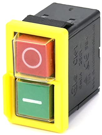 QWORK KJD 6 Universal Switch Replacement 250V 4A NVR Emergency Stop Switch