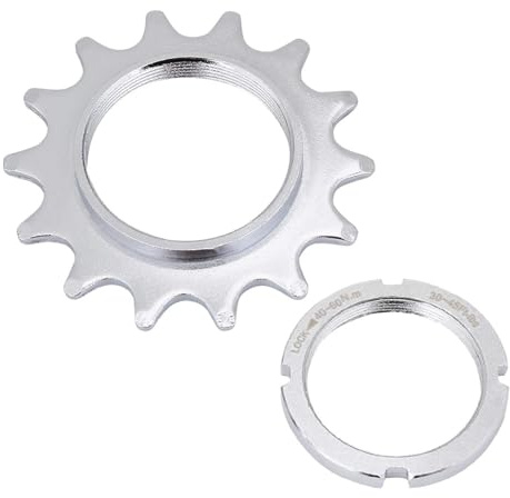 Agatige Roue Libre de vélo, Pignon en Acier Vitesses Uniques Pièces de Pignons de Volant en Roue Libre Pièces de Remplacement de Cyclisme à Vitesse Unique pour Vélo à Pignon Fixe (14T)