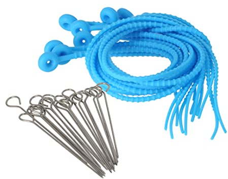12 fascette per involtini in silicone 54cm con o senza 20 aghi per involtini in acciaio inox 15cm fascette per involtini aghi per arrostire (fascetta + aghi)