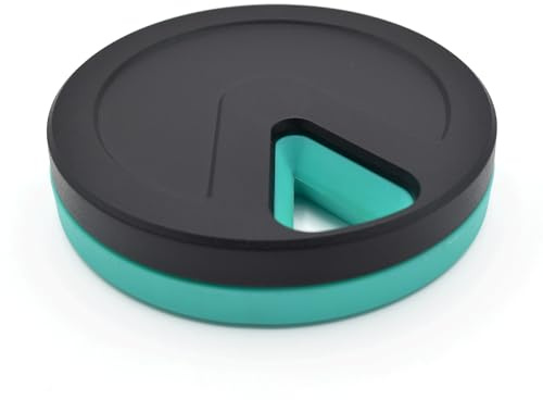 Travel RX Pill Case by Type Two Labs – Weekly 7 Day Pill Box, Compact Magnetic Organizer for Pills fits Purses or Pockets, Rugged Daily Caddy Holds Vitamins, Supplements and Medication. (Vibrant Teal)
