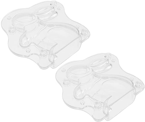 GRIRIW 2 Stück-pack Schokoladenform mit Osterhasen Design Kunststoffform mit Antihaftbeschichtung und Schnellem Auslösen fürs Dessert Backen in Küche