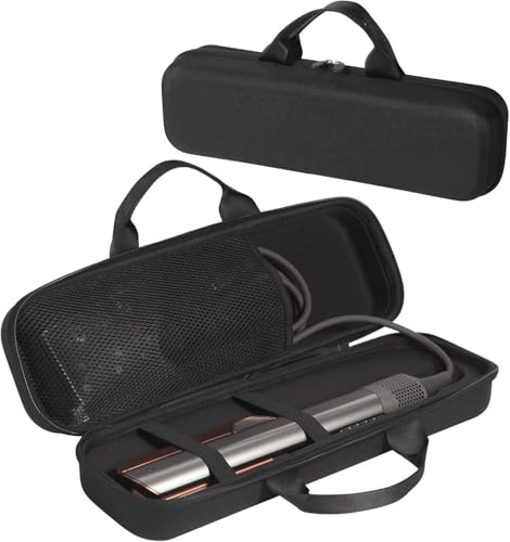 Gencam Tragetasche für Dyson und Airstrait, kompatibel mit Dyson, Airstrait HT01, tragbare Reisetasche, Schwarz, Transporttasche