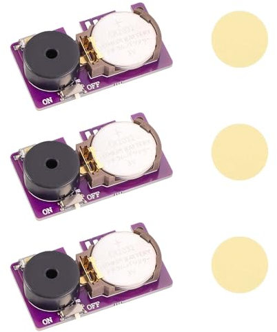 3pcs Annoying Noise Machine, New Prank Cricket Items with 16 Sounds Beeping Cricket Maker Concealed Stuff Noise Maker Device for Gag Joke Gifts School Friend Party (Dark Purple)