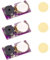 3pcs Annoying Noise Machine, New Cricket Noise Items with 16 Sounds Beeping Cricket Noise Maker Concealed Noise Stuff Noise Maker Device for Gag Joke Gifts School Friend Party (Dark Purple)