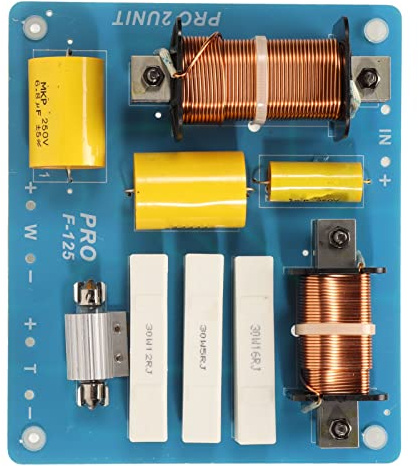 2 Wege Frequenzweiche, 600 W–800 W, Professioneller Höhen Bass Frequenzteiler für 10 Zoll, 12 Zoll, 15 Zoll Außenlautsprecher, Bühnenlautsprecher, Konferenzlautsprecher Usw