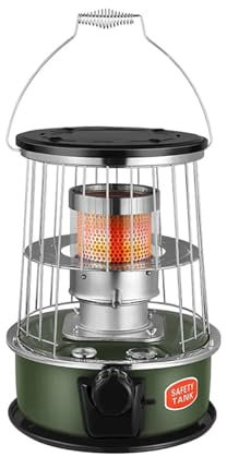 Stufa A Cherosene Portatile Riscaldatore For Pesca Sul Ghiaccio All'aperto Camping Home Diesel Olio Combustibile Cherosene Riscaldamento Grill Stufa For Interni(Set A)