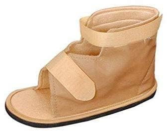 Zapato de yeso ajustable, ortopédico, soporte de tobillo (M)