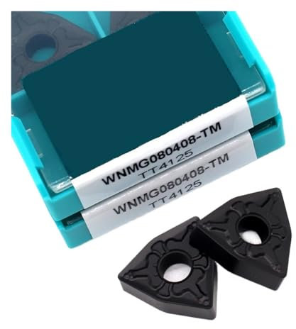 Herramienta de torneado, torneado externo de carbu 10 Uds WNMG080408-TM TT4125 herramientas de torneado externo de aleación dura herramientas de torneado de Metal hoja de corte de torno