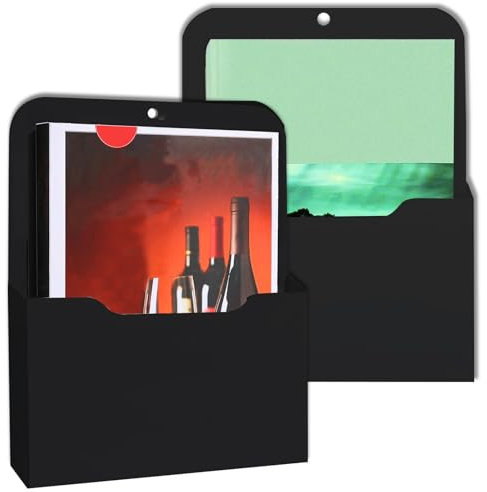 2 Stücke Magnetischer Papierhalter Dokumentenhalter, Magnetischer Aktenhalter, Bürobedarf Aufbewahrung A4 Papiere Briefhalter, mit starkem Magneten, für Whiteboards, Kühlschrank, Zuhause (Schwarz)