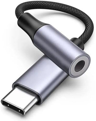 Root USB Type-C to 3.5mm Audio Adapter, Hi-Fi DAC, Compatible with iPhone 16/15, Galaxy S25/S24/S23, iPad Pro, Pixel 8