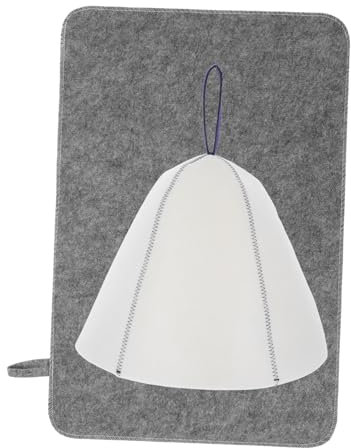 FRCOLOR Woolen Sauna Cap Felted Salon Hat Cushion for Men Women Bath Accessories Protection in Steam