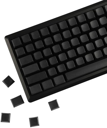 YMDK 127 Tasten schwarz blank ZDA XDA V2 Tastenkappen PBT Keycap für MX Keyboard 104 87 61 Melody 96 KBD75 ID80 GK64 SP84