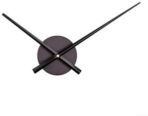 BlissfulAbode Leises Uhrwerk Metall Zifferblatt Zeiger für DIY Uhr Herstellung und Anpassung (schwarz)