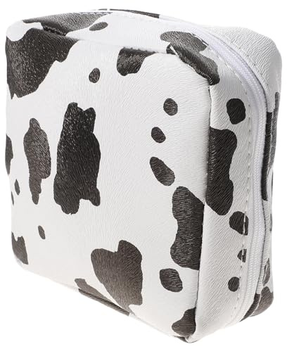 ELAYARD Periodentasche Aus Pu 13x5x12cm Damenbinden Halter Mit Reißverschluss Große Kapazität Für Menstruationsbinden Und Kleine Hygieneartikel Tragbar Für Teenager Und Frauen