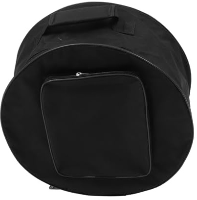 Tragetasche für Snare Drums aus Oxford Gewebe, Schwarz, Tragbar | 13/14 Zoll, Handlich zu Tragen, für Außeneinsatz, Praktische Instrumentenaufbewahrungstasche